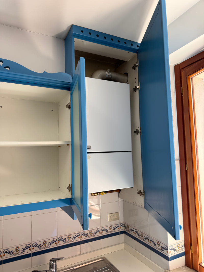Cucina angolare stile rustico