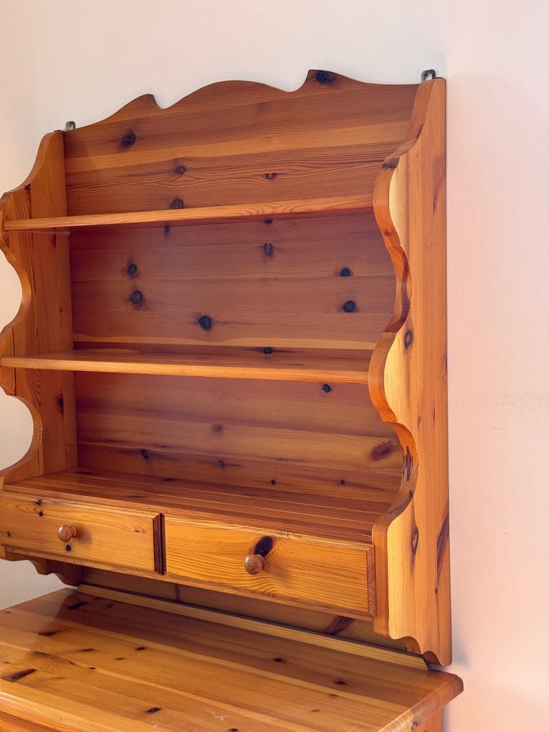 Credenza cucina in abete + Piattaia