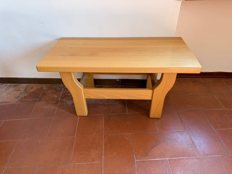 Tavolino basso da salotto in legno