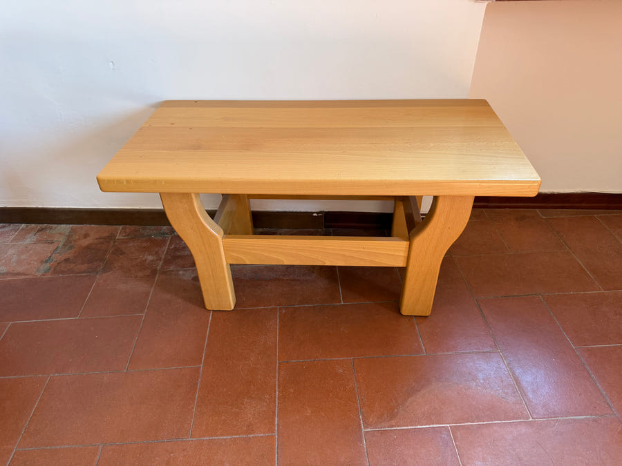 Tavolino basso da salotto in legno