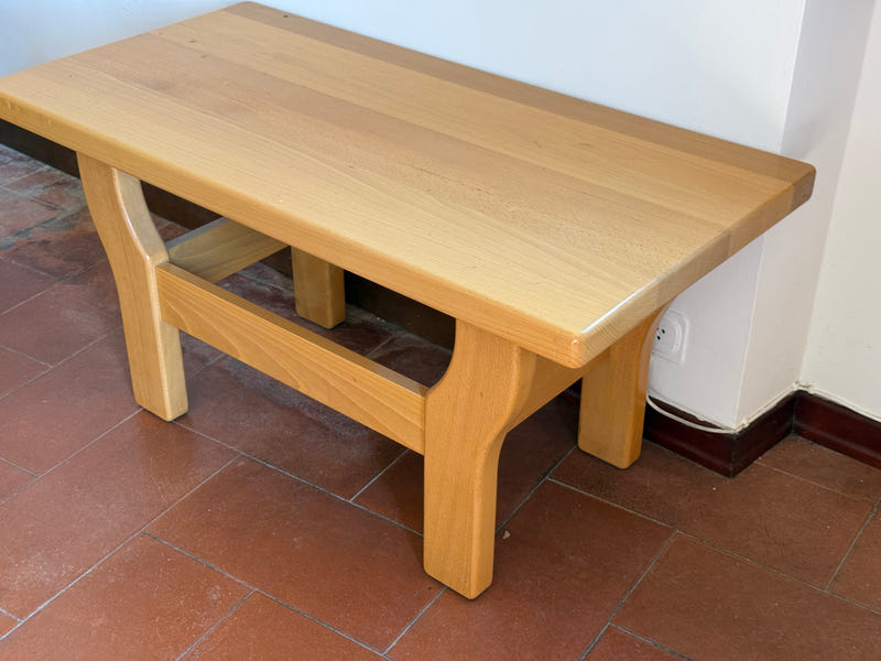 Tavolino basso da salotto in legno