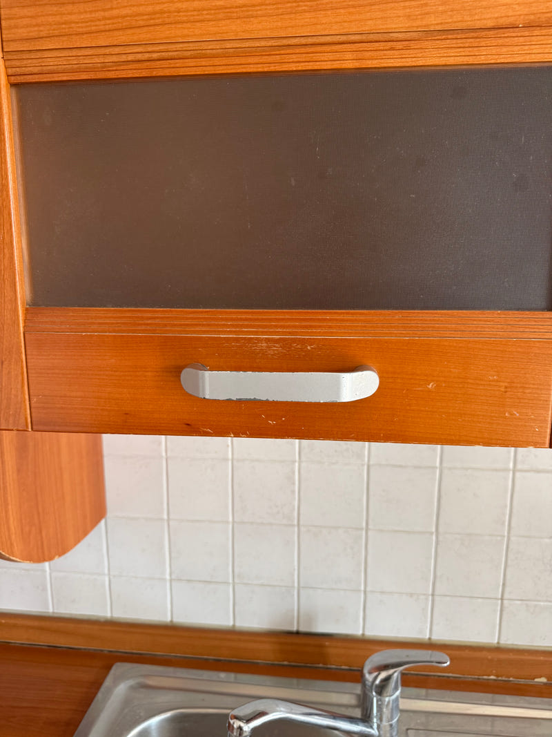 Cucina lineare lunga 315+105 cm