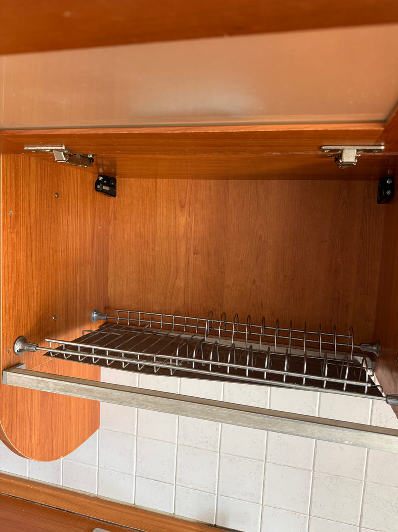 Cucina lineare lunga 315+105 cm
