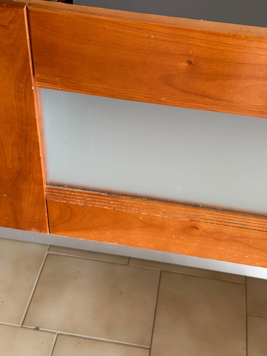 Cucina lineare lunga 315+105 cm