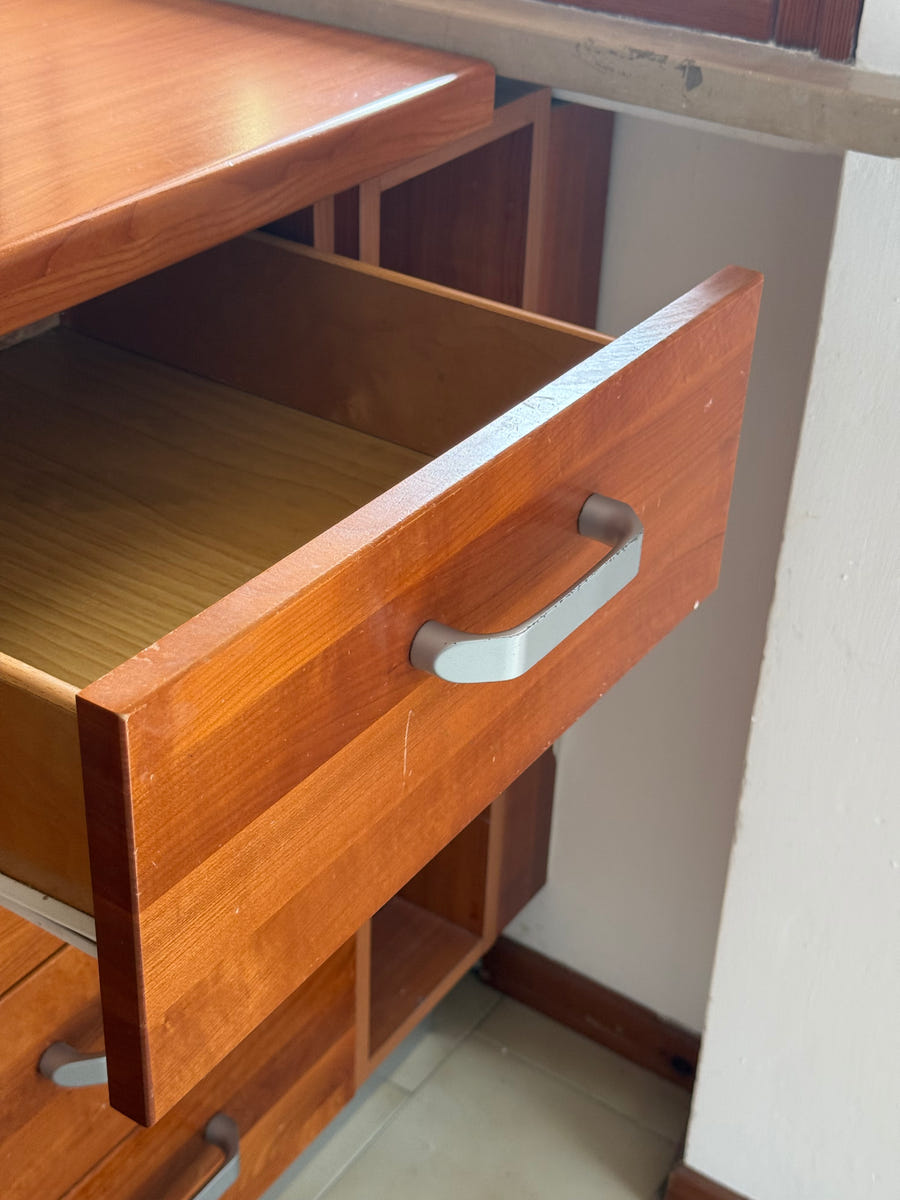 Cucina lineare lunga 315+105 cm