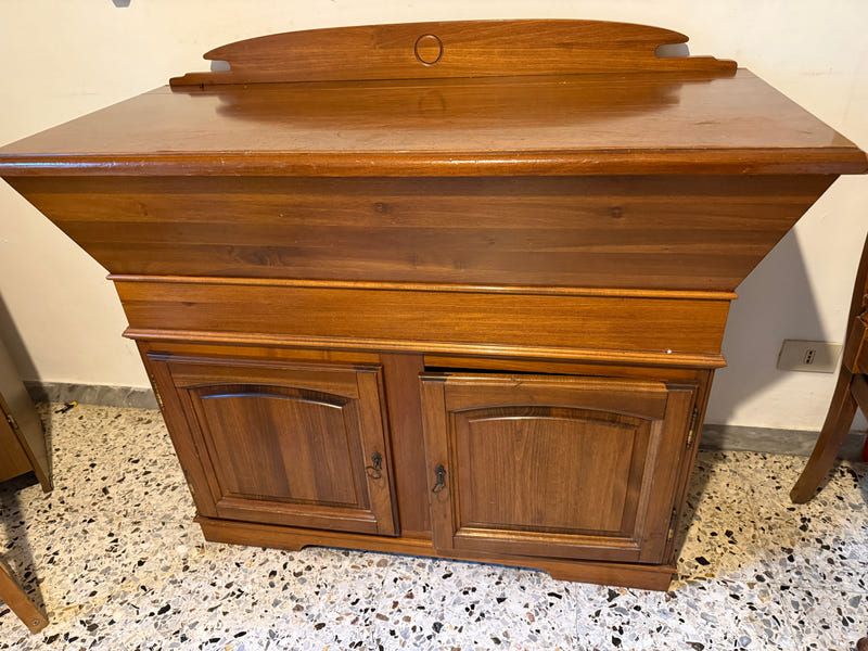 Madia e piattaia DEL TONGO in legno