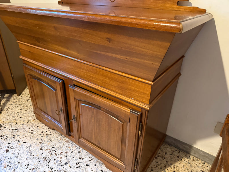 Madia e piattaia DEL TONGO in legno