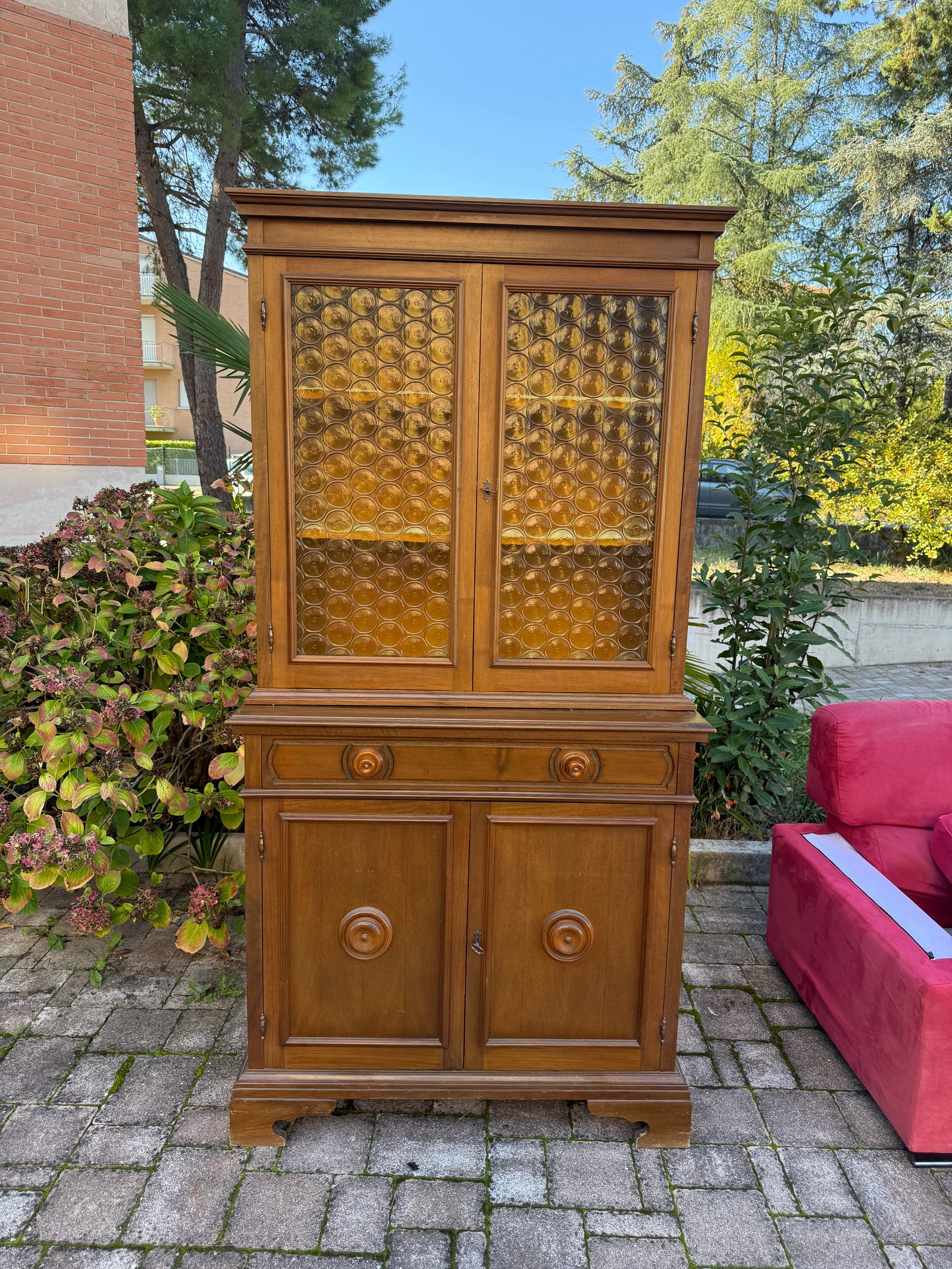 Vetrinetta due pezzi in legno