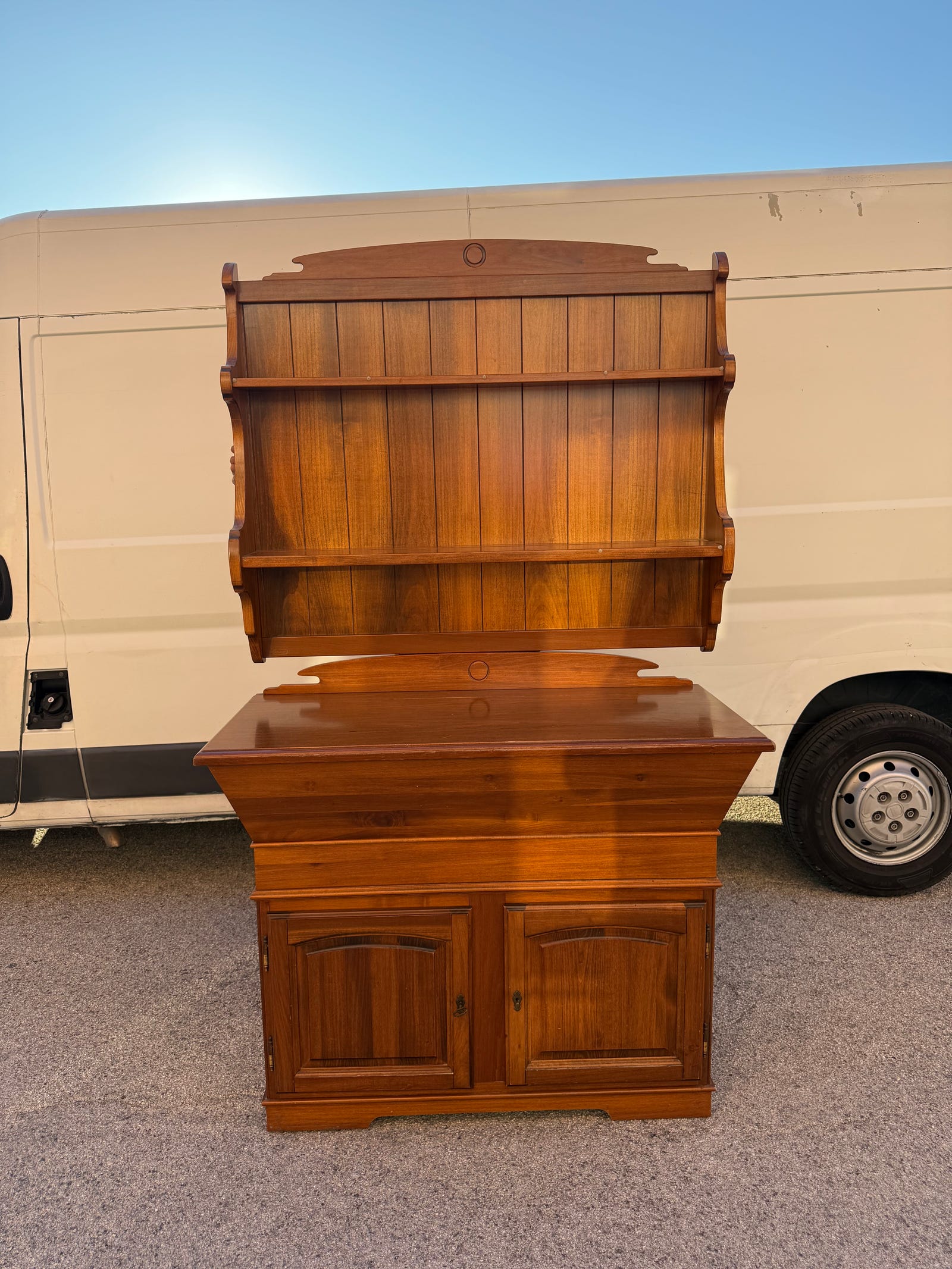 Madia e piattaia DEL TONGO in legno