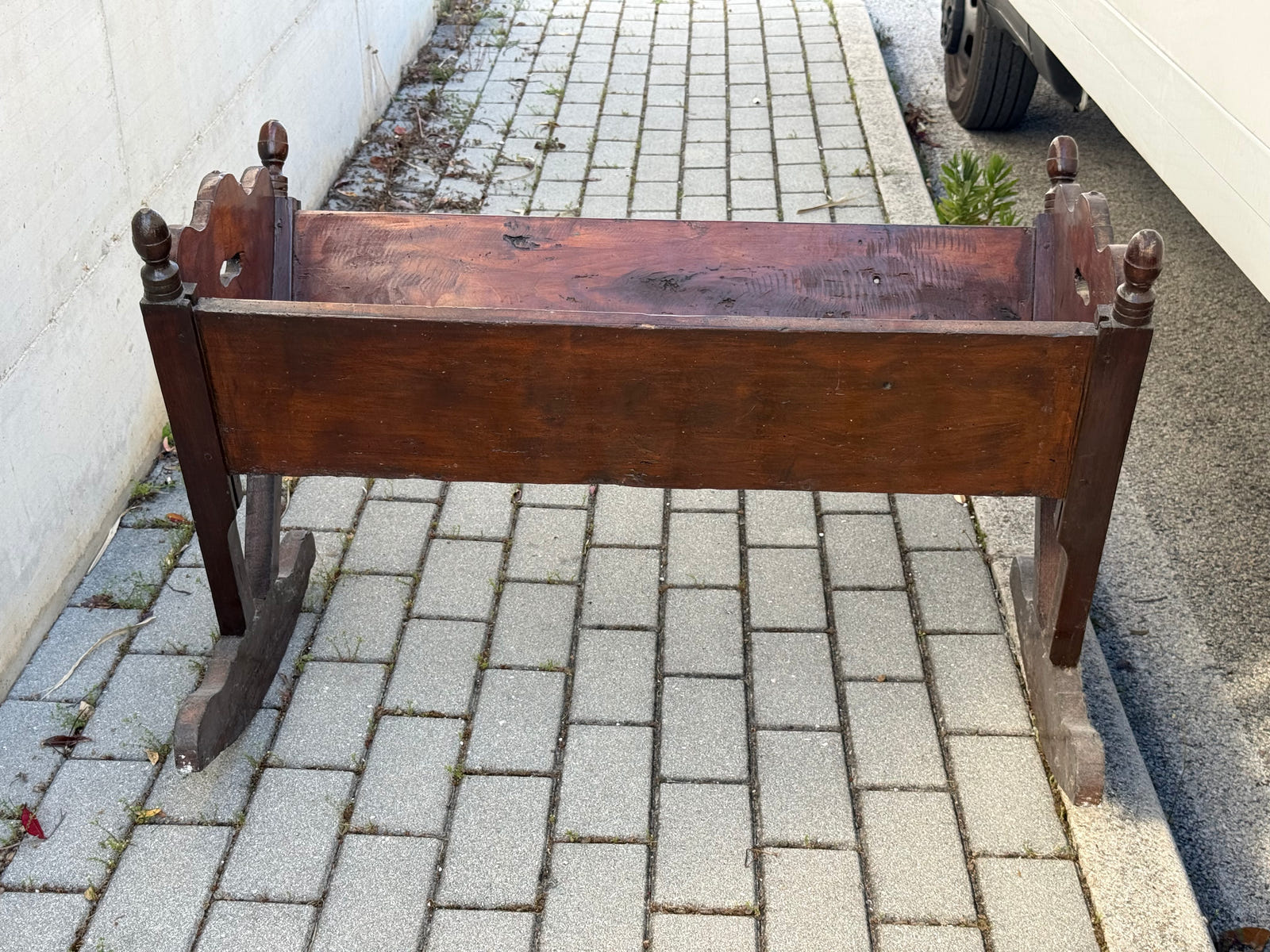 Antica culla in legno fine ‘800