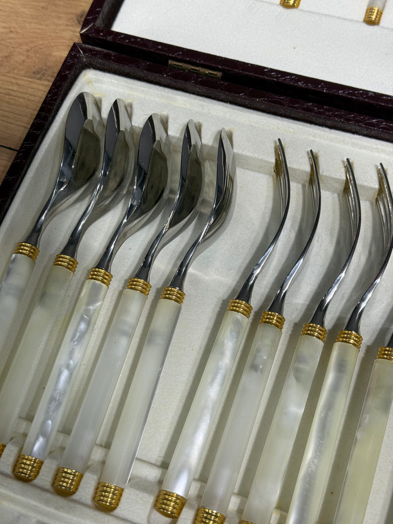 Set Posate Gottinghen 36 pz – Acciaio 18/10 e Oro
