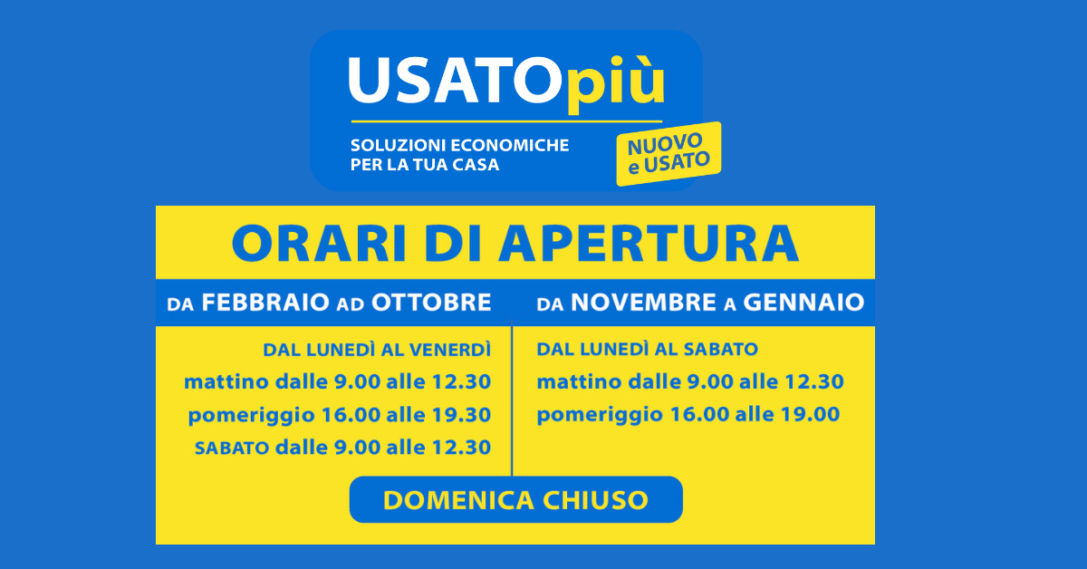 Nuovi orari Invernali