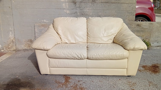 Divano in pelle 2 posti