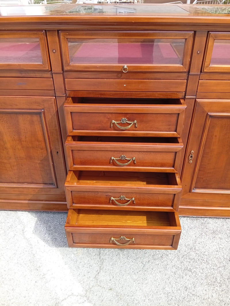 Credenza in legno MASSON MATIÉE con piana in vetro