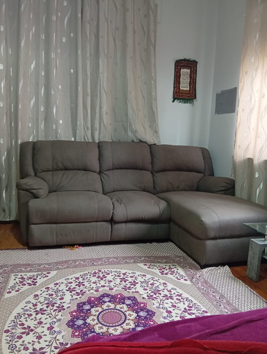 Divano angolare con Recliner meccanico