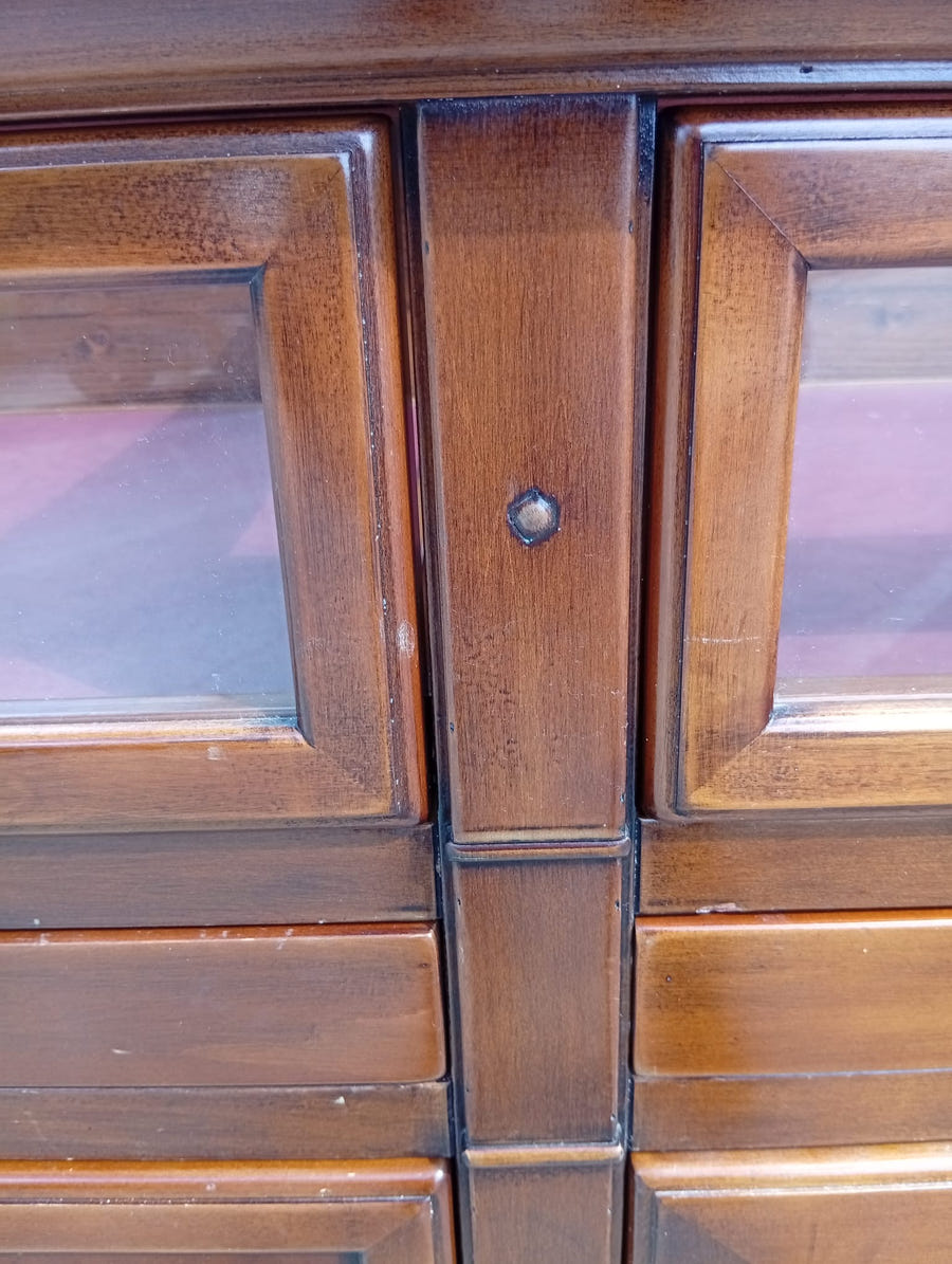Credenza in legno MASSON MATIÉE con piana in vetro