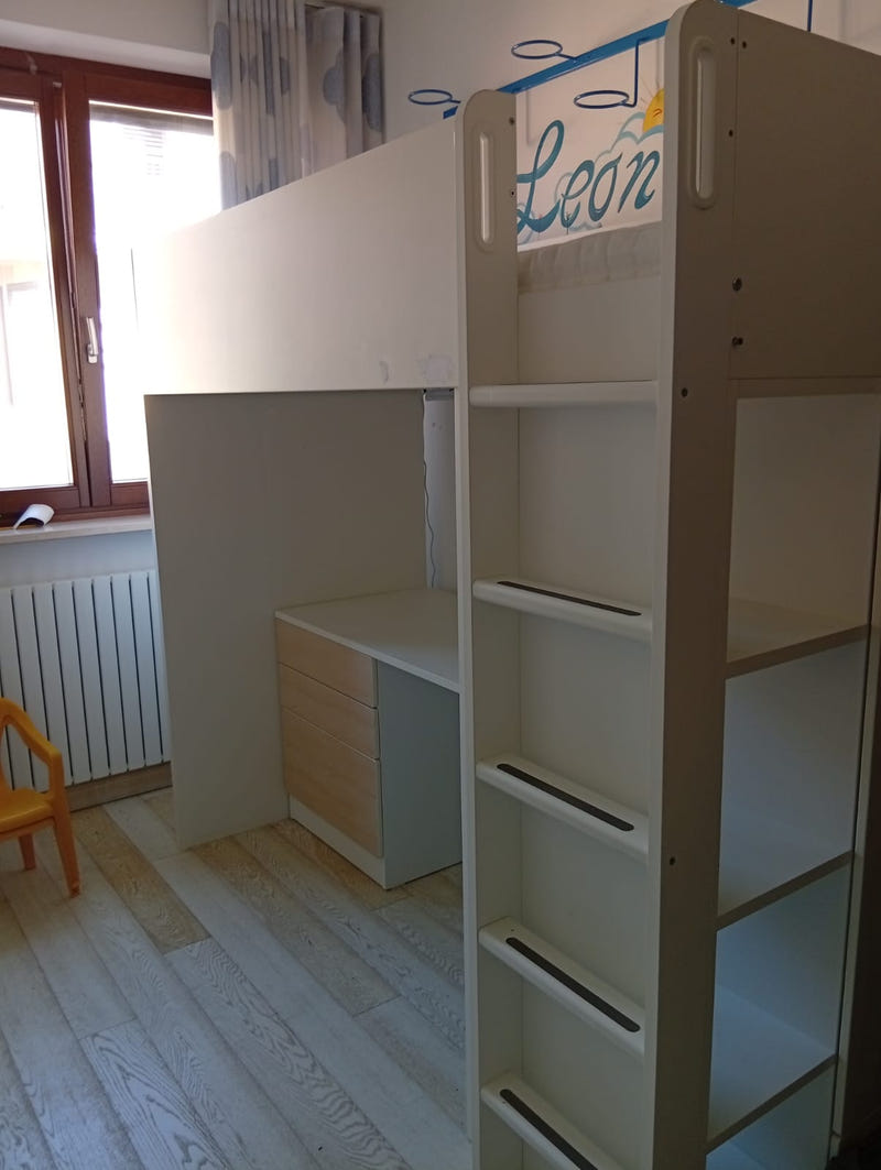 Cameretta a soppalco IKEA