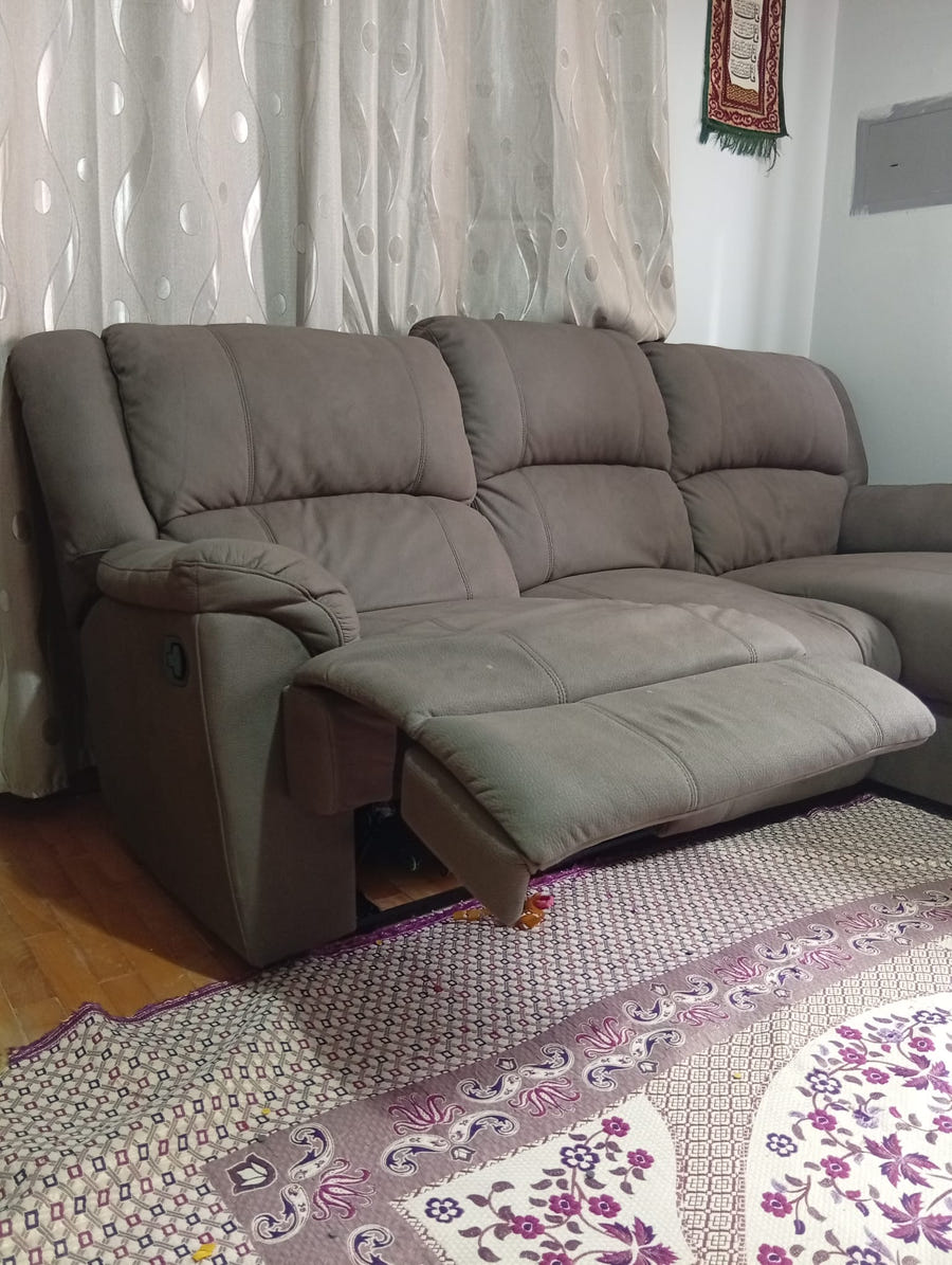 Divano angolare con Recliner meccanico