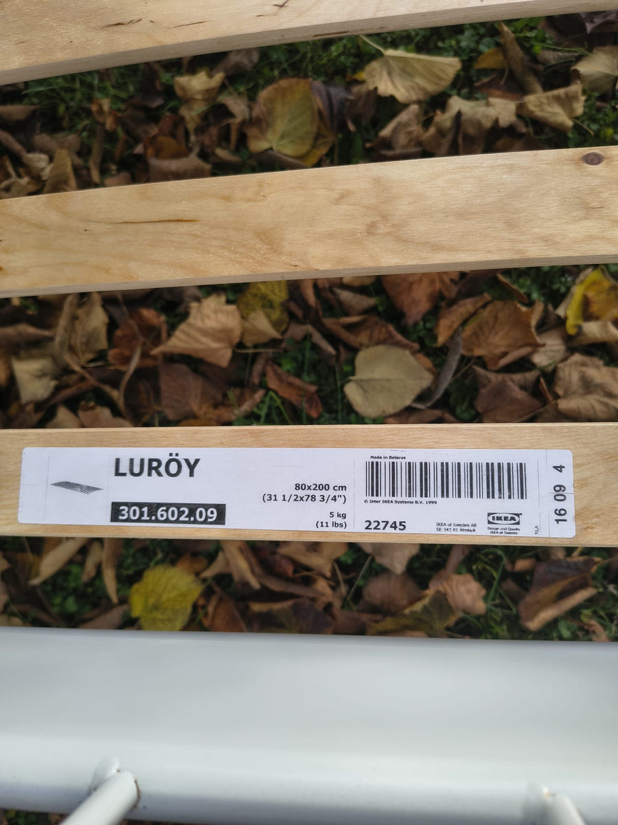 Letto matrimoniale IKEA con rete varie quantità disponibili