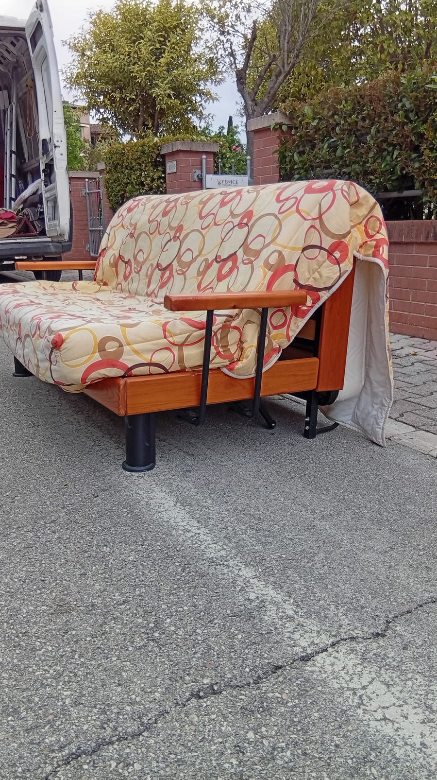 Divano letto struttura in legno